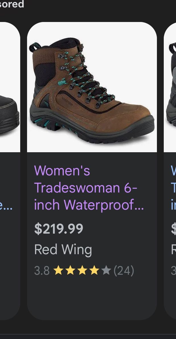 Red Wing Women Steel Toe Waterproof