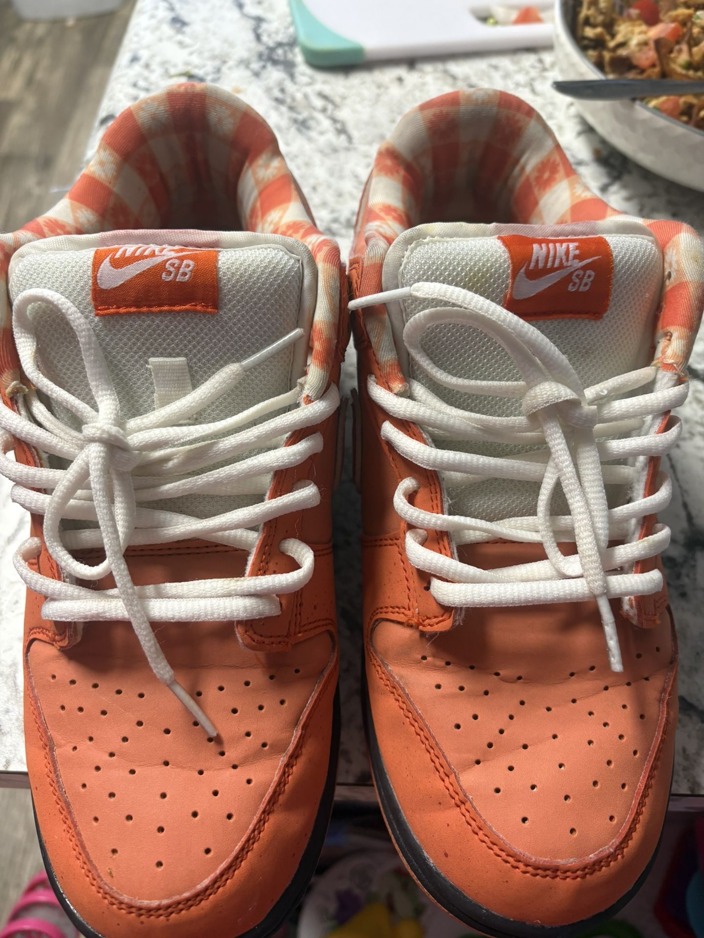 Nike SB Orange Lobster Shoes