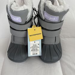 Kids Snow Boots Waterproof Size 8