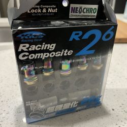 Project Kics R26 NeoChrome Racing Lugnuts -12x1.25 
