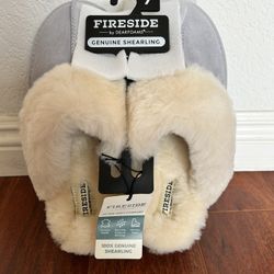 NEW Fireside Genuine Shearling Slippers Size 7 – Genuine Shearling