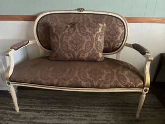French Louis XVI Style Settee Loveseat