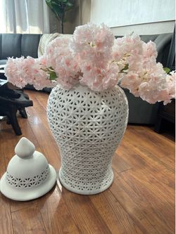 large ceramic vase