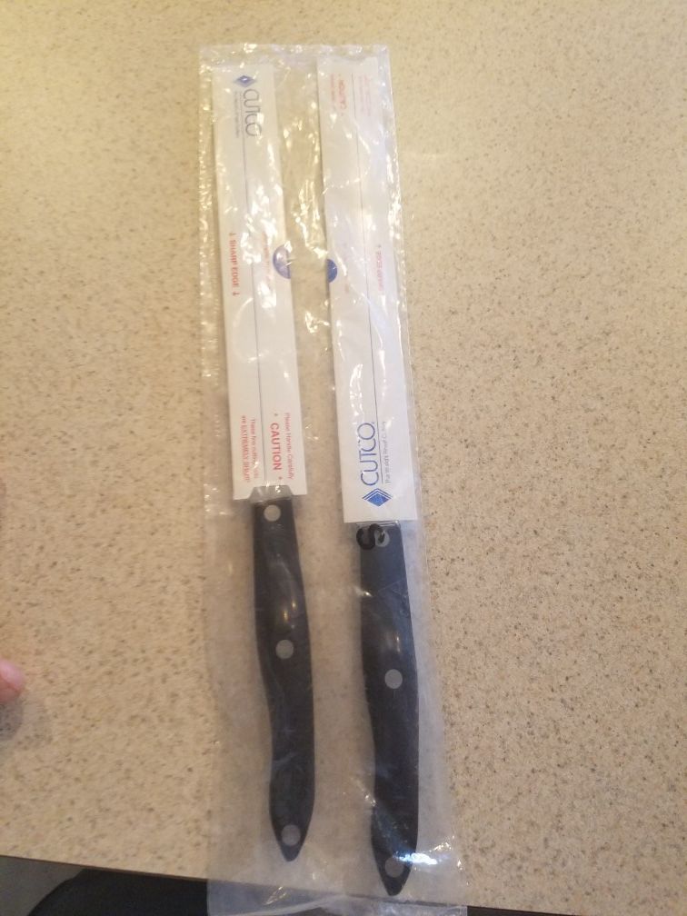 Brand new authentic Cutco knives , knives come with a forever warranty save hundreds