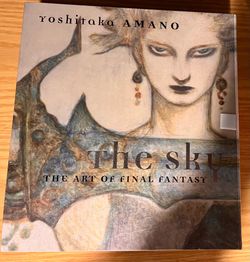 The Sky: The Art of Final Fantasy Slipcased Edition by Yoshitaka Amano SEALED!