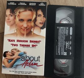 About Adam VHS Tape Kate Hudson