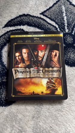 Pirates of Caribbean: Curse Black Pearl 4K Blu-ray