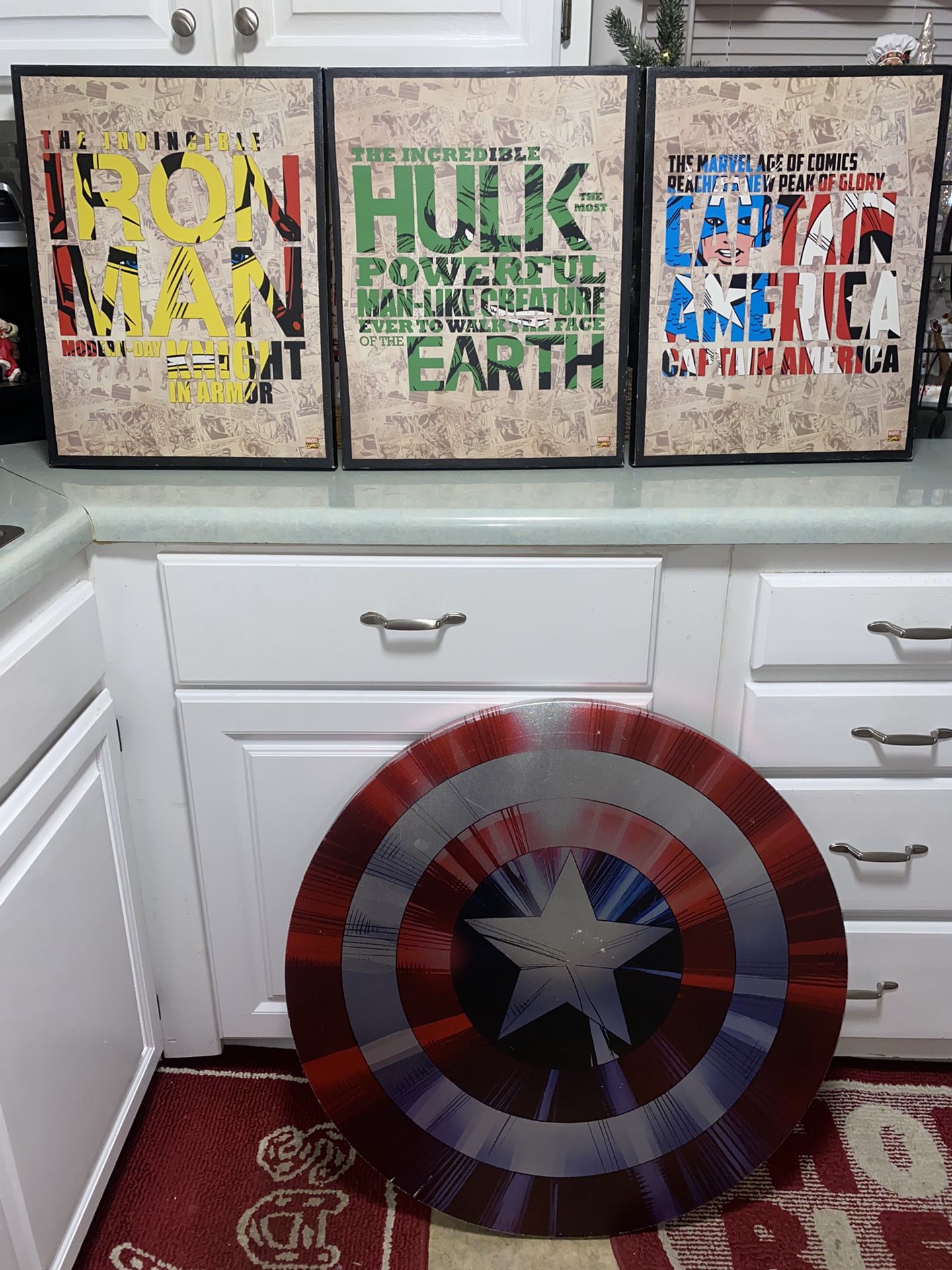 4 Piece Marvel Wall Decor