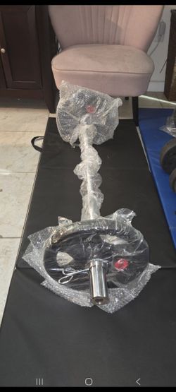 Curl Bar With 65 lbs Commercial Grade Brand New