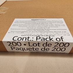 Paper Laminator Sheets