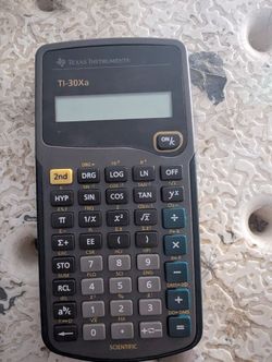 Texas Instruments TI-30Xa Handheld Scientific Calculator LCD Display Battery