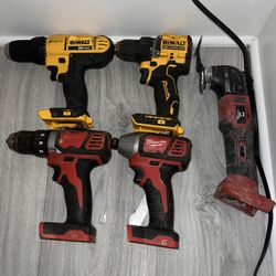 Dewalt And Milwaukee Tools