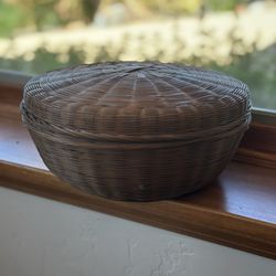 Antique Sewing Basket