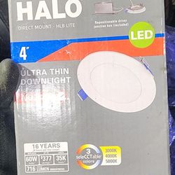 Halo 4 Inch Adjustable Canless Led Can Lights 