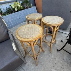 Very Solid Iron Well-Made Patio Set With Glass Top