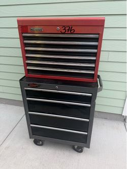 Complete Tool Chest Loaded with Tools – Homak Top Chest & Rolling Cabinet