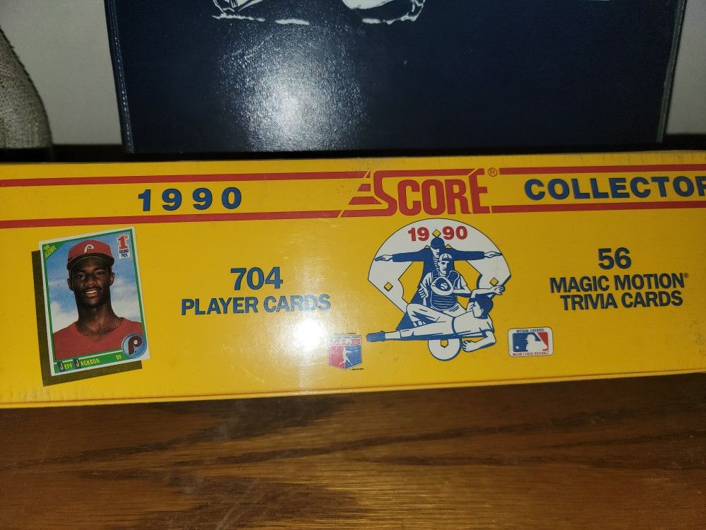 1990 Score Baseball Set Includes Frank Thomas Rookie Card Rare Bo Jackson Also