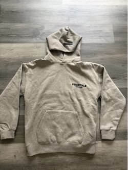 Grey essentials hoodie