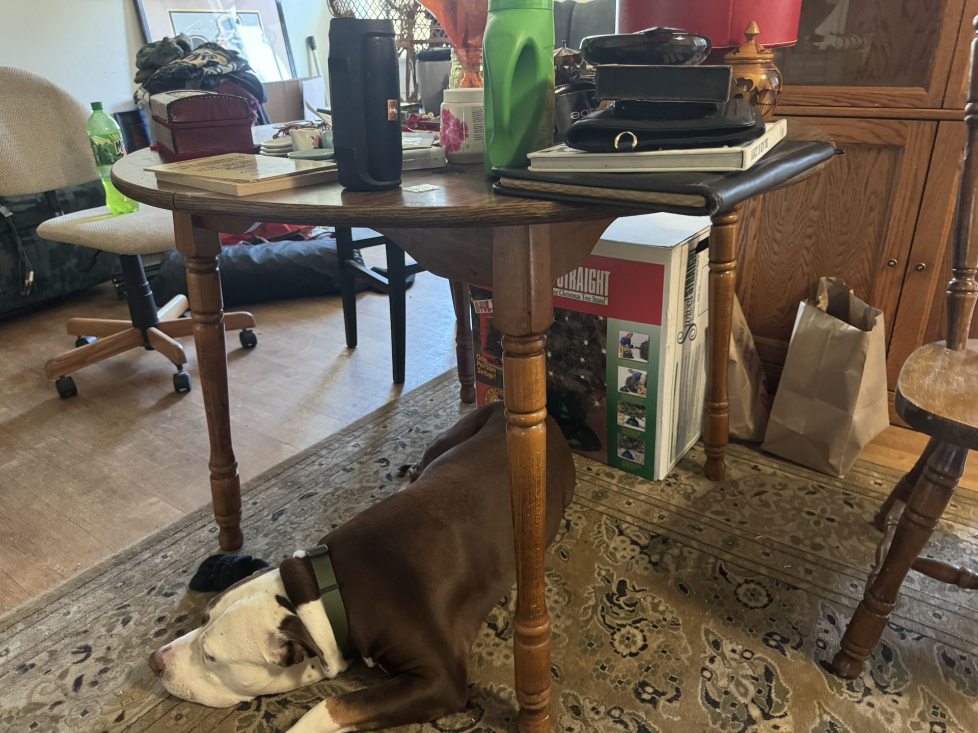 Brown Kitchen Table