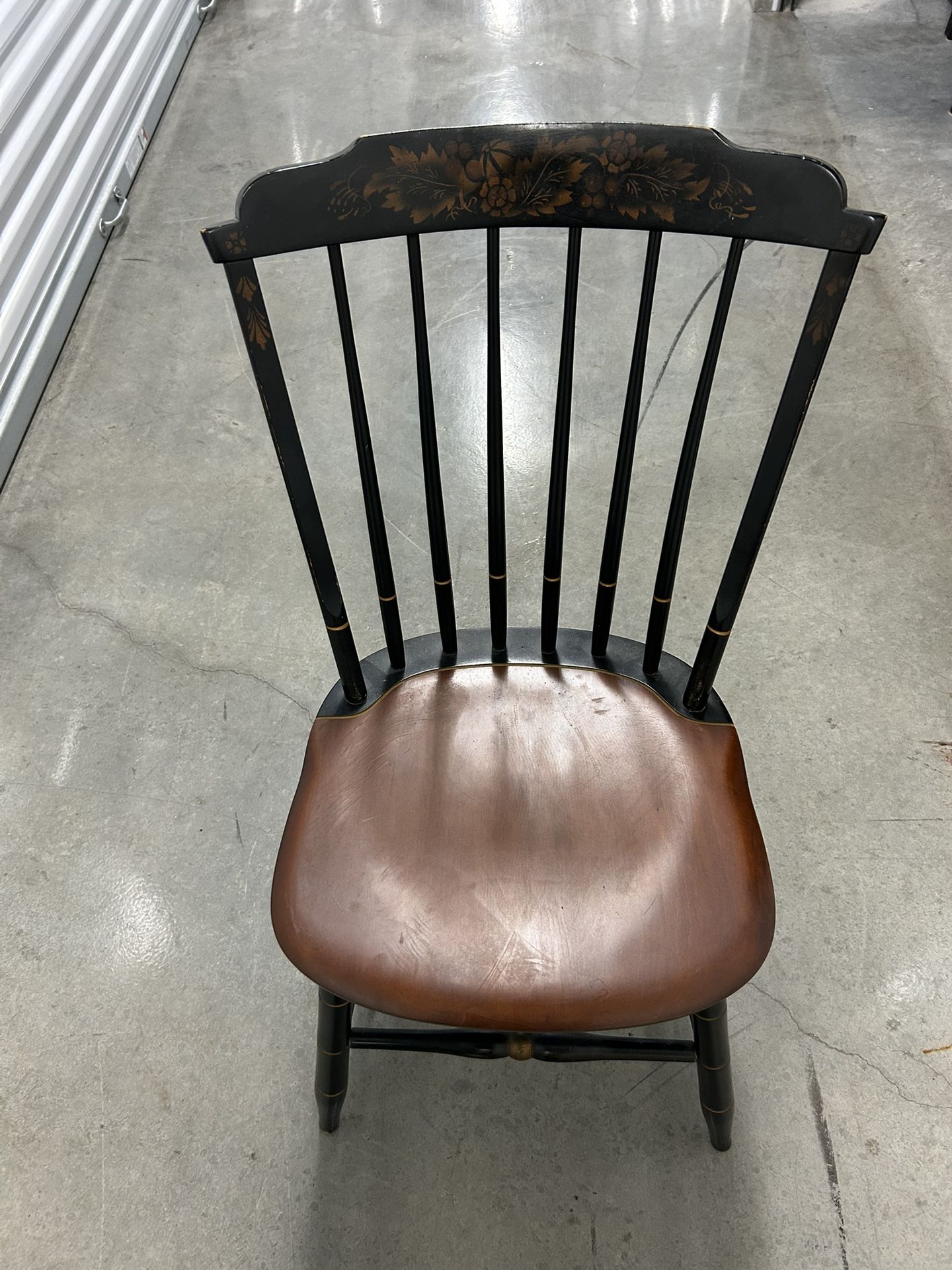 4-chairs Old Vintage L. Hitchcock Dinning Chairs/Harvest Floral