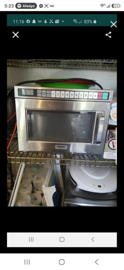 Like New Panasonic NE-21523 Commercial Microwave 2100 watt