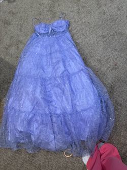 purple dress