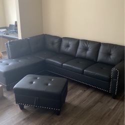 Black Sectional For Sale 