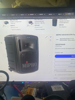 Speaker mipro 808