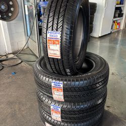 195/65/15 YOKOHAMA - 4 TIRES SEMI NEW - DOT 2025