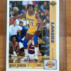 1991 Upper Deck Ervin “Magic” Johnson Basketball Card 