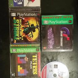 PlayStation PS1 / PS2 Game Bundle (FIFA 99, Tomb Raider, Gran Turismo, Tetris Plus & More)