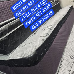 QUEEN BED AND BOX SPRING $159