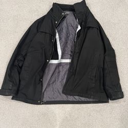 Kenneth Cole Black Coat - Size XL