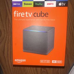 Fire Tv Cube New In Box 4k