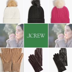 ❄️(NEW) WOMEN’S J.CREW AND J.CREW FACTORY BEANIES AND GLOVES❄️
