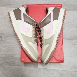 Nike Dunk Khaki Pink 