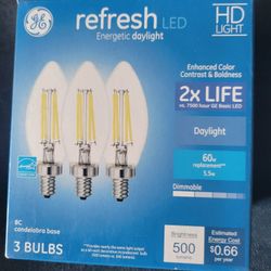 Bulbs - Dimmable LED Candlebra Base