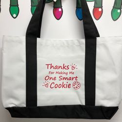 Christmas Teacher Tote bag