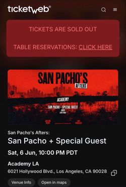 San pacho’s afters