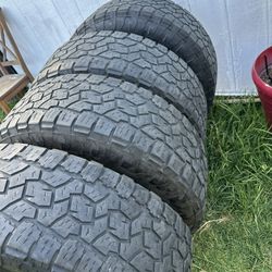 LT37-12.5-R20” Toyo Open Country AT Tires 