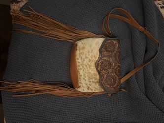 Mayra bag Western Tooled Leather Cowhide Fringe Crossbody