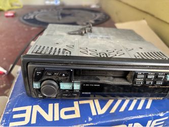 Alpine tape deck