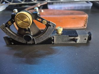 Vintage Dietzgen Inclinometer w/Leather case