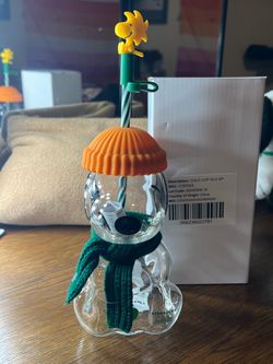 Starbucks glass limited edition snoopy tumblr