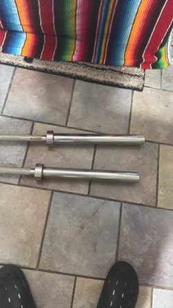 Barra olímpica 7 pies  barbell