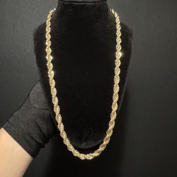 14K Gold filled rope Necklace