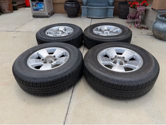 Toyota tacoma wheels and tires new tires size 265/70R17 fits any 1990 to 2023 tacoma or tundra sequoia 4runner asking 500