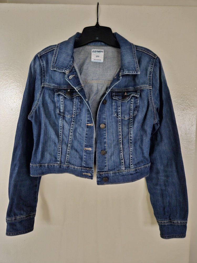 Old Navy Denim Jacket - Medium Wash - Size S
