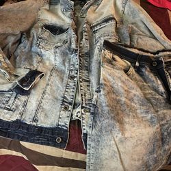 Sean John Denim Suit 
