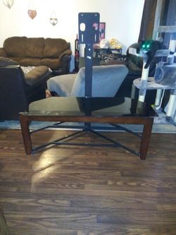 Tv Stand 3 Piece Black Glass